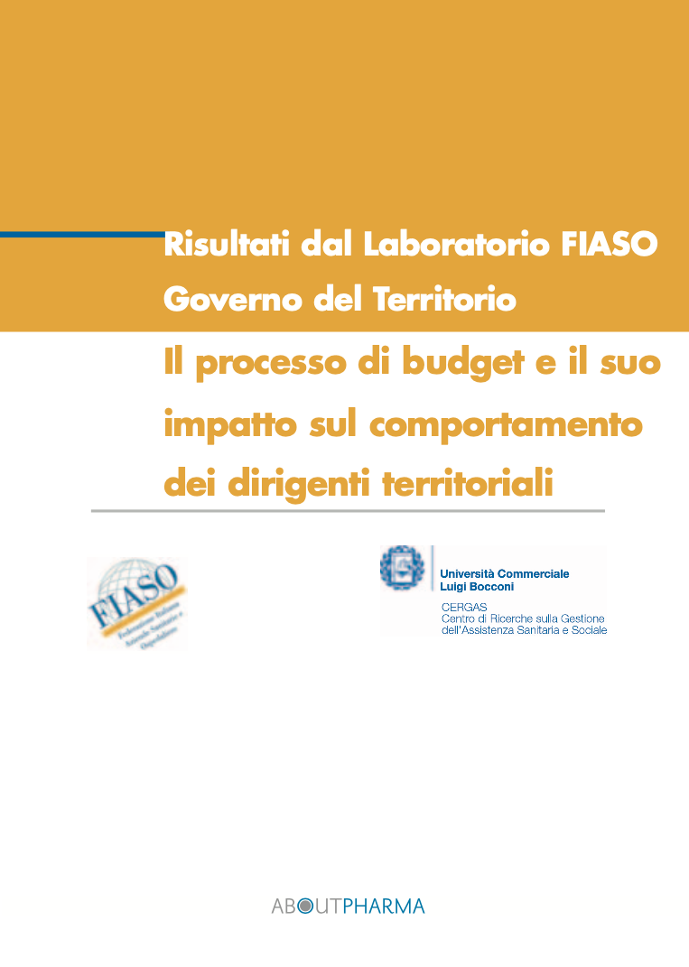 Il processo di budget e il suo impatto sul comportamento dei dirigenti territoriali
