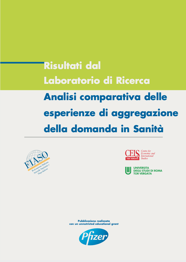 Analisi comparativa delle esperienze di aggregazione della domanda in Sanità